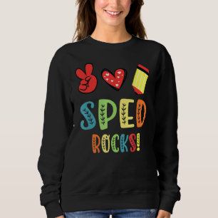 Womens Team Sped Team Spezielle Bildung Lehrerin R Sweatshirt