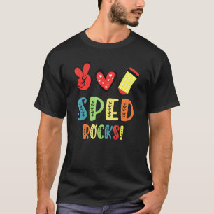 Womens Team Sped Team Spezielle Bildung Lehrerin R T-Shirt