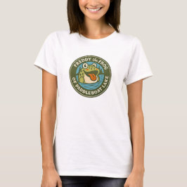 Women's Tee Freddy the Frog on Paddleboat Lake