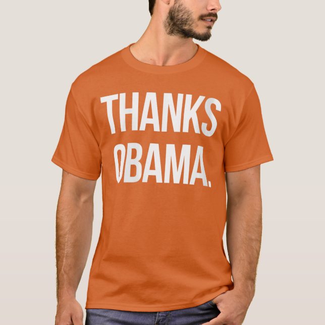 Womens Thanks Obama VNeck T-Shirt (Vorderseite)