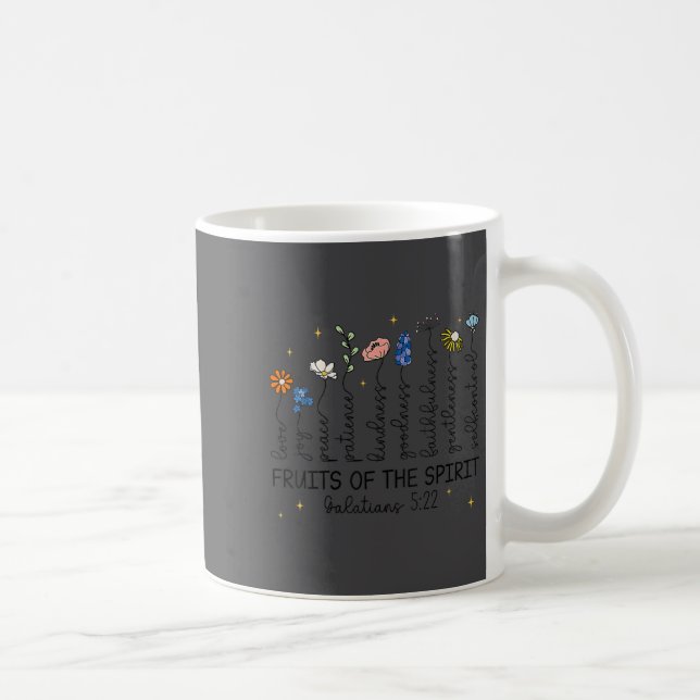 Womens The Fruits Of The Srit Christian Wildflower Kaffeetasse (Rechts)