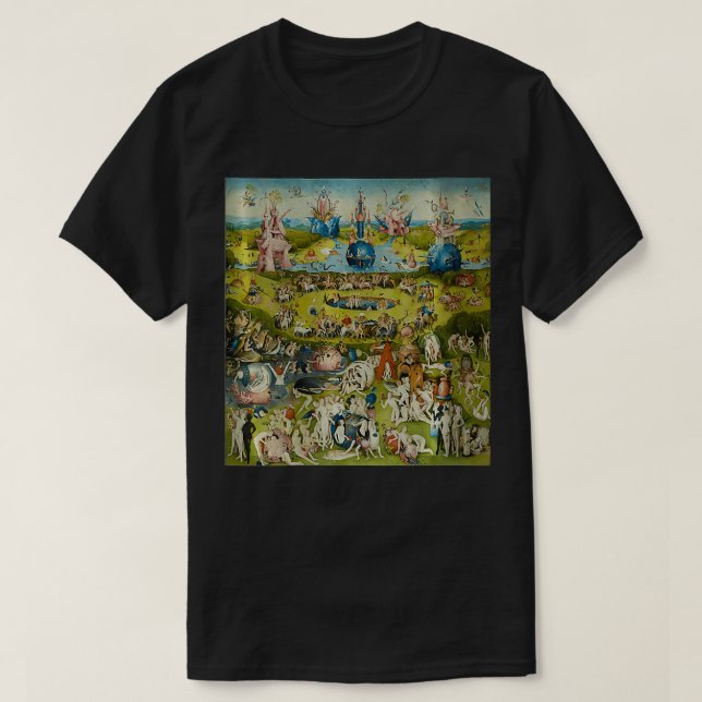Womens The Garden of Earthly Delights Hieronymus B T-Shirt (Design vorne)