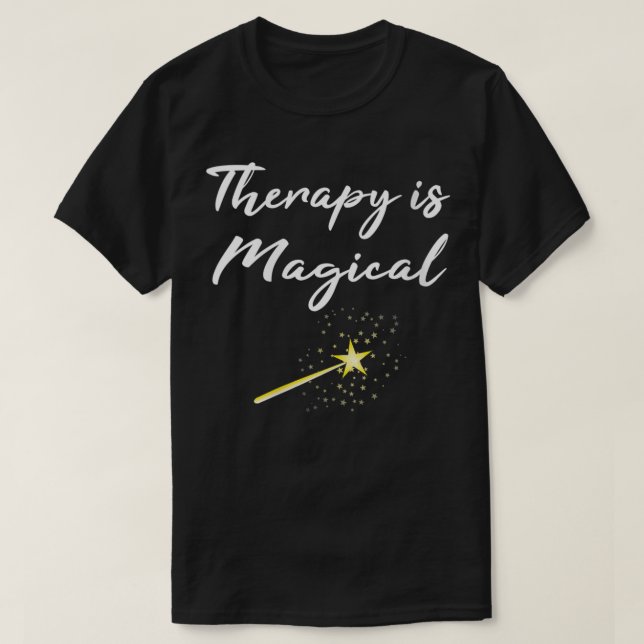 Womens Therapist Geschenktherapie ist Magische Men T-Shirt (Design vorne)