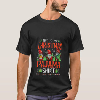 Womens This Is My Christmas Pajama Womens Christma T-Shirt