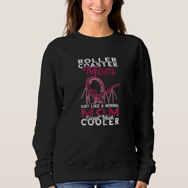 Womens Thrillseeker Roller Untersetzer Phantastisc Sweatshirt (Vorderseite)