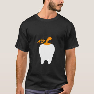 Womens Tooth Pumpkin Dental Mama Easy Halloween Co T-Shirt