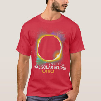 Womens Total Solar Eclipse 2024 Totality 040824 Oh T-Shirt