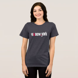 Women's Tri-blend T-Shirt|Soft Heather NYC Tee|New Tri-Blend Shirt
