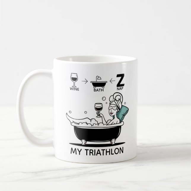 Womens Triathlon Kaffeetasse (Links)