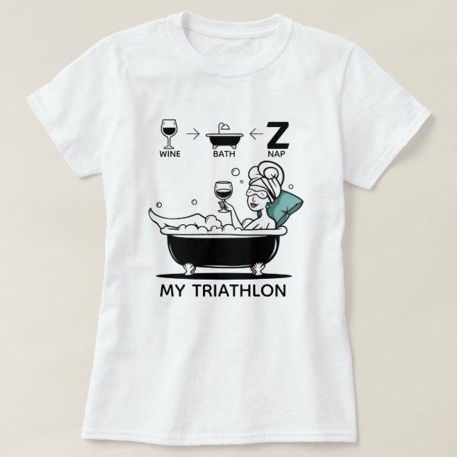 Womens Triathlon T-Shirt (Design vorne)