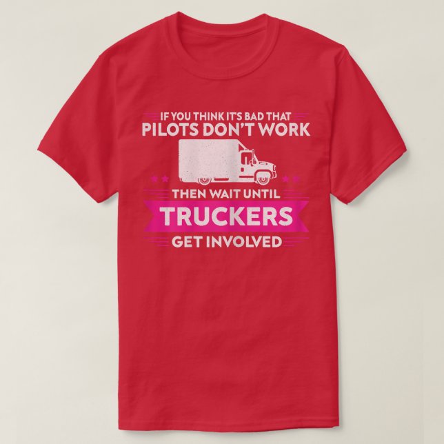 Womens Trucking Country Trucker Diesel Fracht Tru T-Shirt (Design vorne)