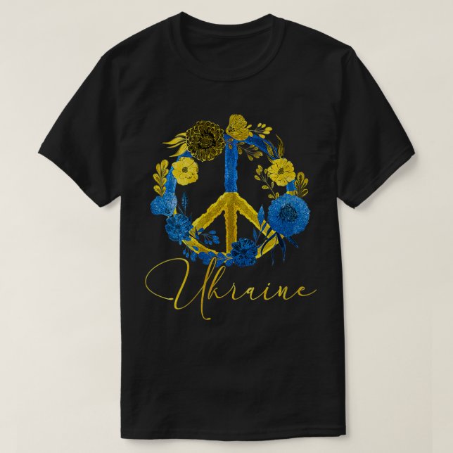 Womens Ukraine Sonnenblume Ukrainische Flagge Stan T-Shirt (Design vorne)