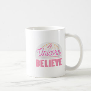 Womens Unicorn glauben Sitive Magic Fantasy Rainbo Kaffeetasse