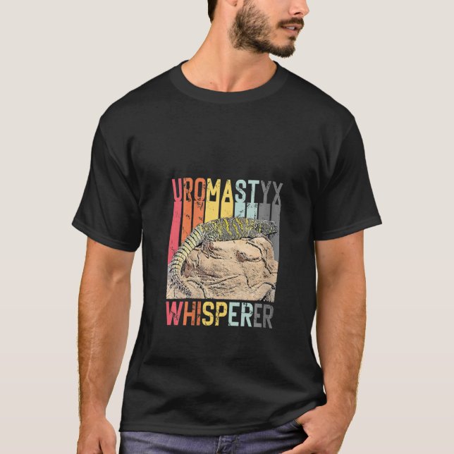 Womens Uromastyx Whisperer Agama Desert Lizard V-N T-Shirt (Vorderseite)
