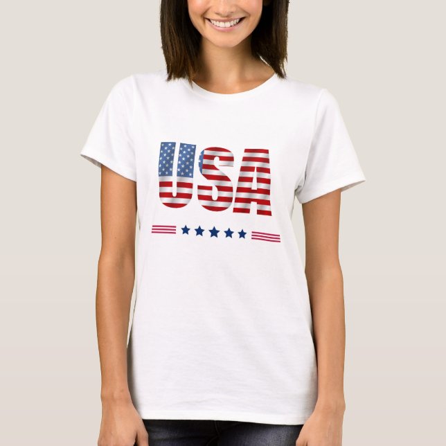 Women's USA T - Shirt (Vorderseite)
