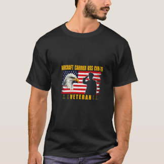 Womens USS CVN 76 Flugzeugträger Veterans Day Fa T-Shirt