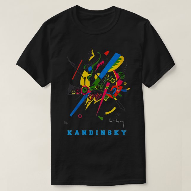 Womens Wassily Kandinsky Abstrakte Kunst T-Shirt (Design vorne)