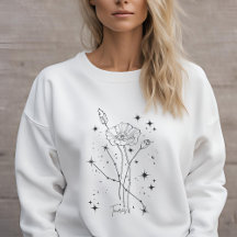 Womens White Floral Taurus