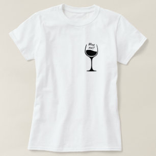 Womens Wine Funny Sommerzeit Drinks Vino Grafik T-Shirt