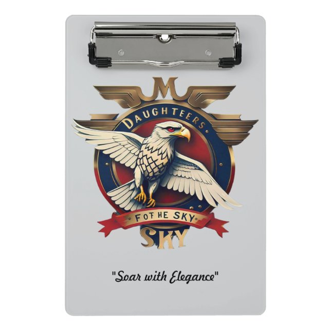 "Women's Wingspan" Mini Klemmbrett (Vorderseite)