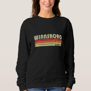 Womens WINNSBORO LA LOUISIANA Funny City Zuhause R Sweatshirt