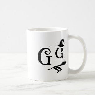 Womens Witch Hat Graphic Spooky Gg Funny Halloween Kaffeetasse