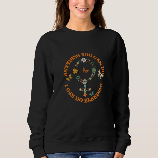 Womens Womans Rights for an Pro Choice Feminist 1 Sweatshirt (Vorderseite)