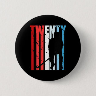 Womens Womens Field Hockey 48th Birthday Player Te Button