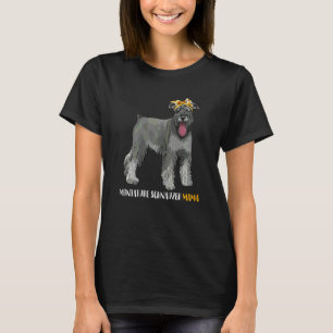 Womens Womens Miniature Schnauzer Mama Dackel Mama T-Shirt