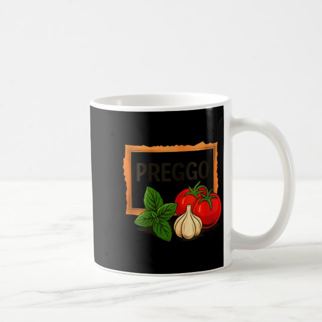 Womens Womens Preggo Sauce Costume Cute And Funny  Kaffeetasse (Rechts)