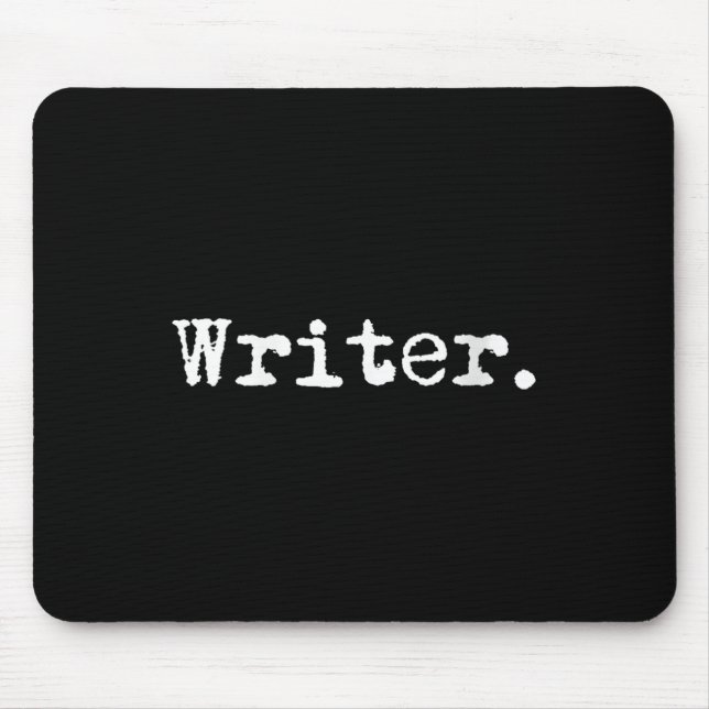 Womens Writer Funny Writing Book Au Novelist Gift  Mousepad (Vorne)