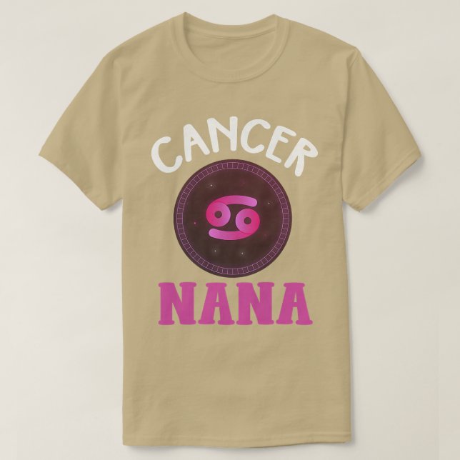 Womens Zodiac Sign Cancer Nana Horoskop Astrolog T-Shirt (Design vorne)