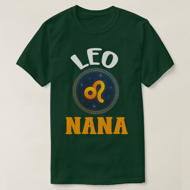 Womens Zodiac Sign Leo Nana Horoscope Astrologie G T-Shirt (Design vorne)