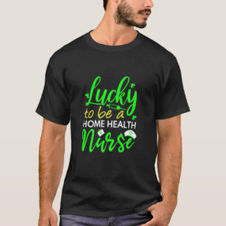 Womens Zuhause Health Nurse St. Patrick's Day Zuha T-Shirt