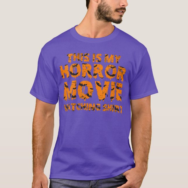 Womenshis Is My Horror Movie Watching Halloween VN T-Shirt (Vorderseite)