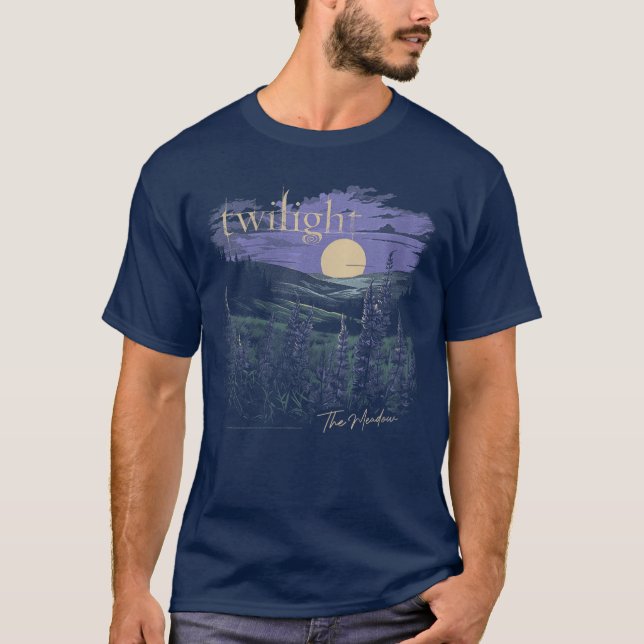 Womenswilight Sagahe Meadow Flowers and Moon Souve T-Shirt (Vorderseite)