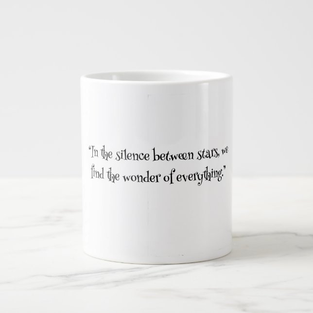 Wonder Between the Stars Cup Jumbo-Tasse (Vorderseite)