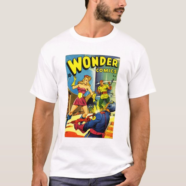 Wonder Comic 16 - Tara - Science Fiction der 40er  T-Shirt (Vorderseite)