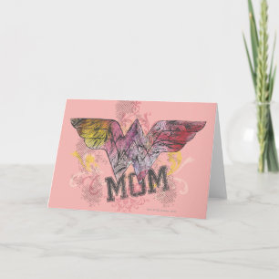 Wonder Mama Mixed Media Karte