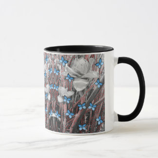 Wonder Rose Red Ants & Blue Butterfly Signature Tasse
