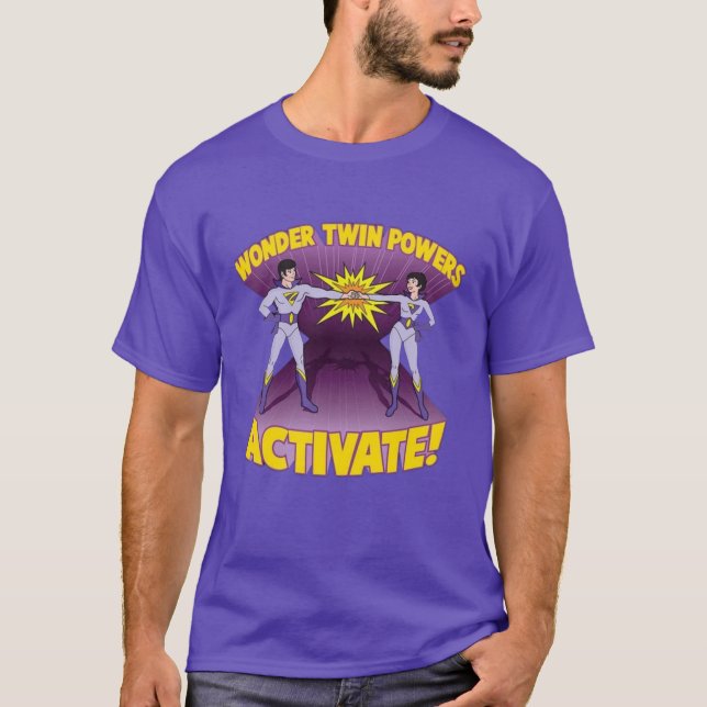 Wonder Twins T-Shirt (Vorderseite)
