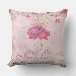 Wonder- Typografie & Illustration Kissen