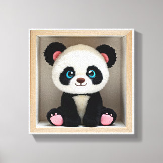 Wonder Wall Art Panda Cuddle Buddy Leinwanddruck