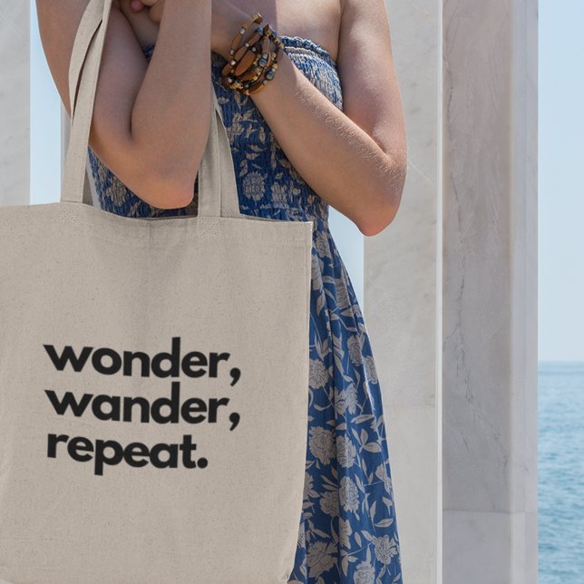 Wonder Wander wiederholt Abenteuer-Entdeckungsreis Tragetasche (Shop now and travel in style with a touch of wanderlust!)