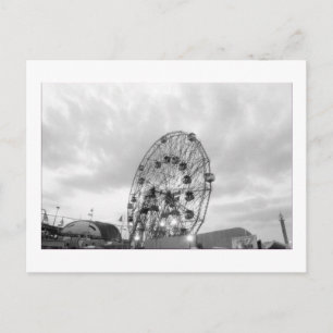 Wonder Wheel at Twilight (Coney is., NY) Postcard Postkarte