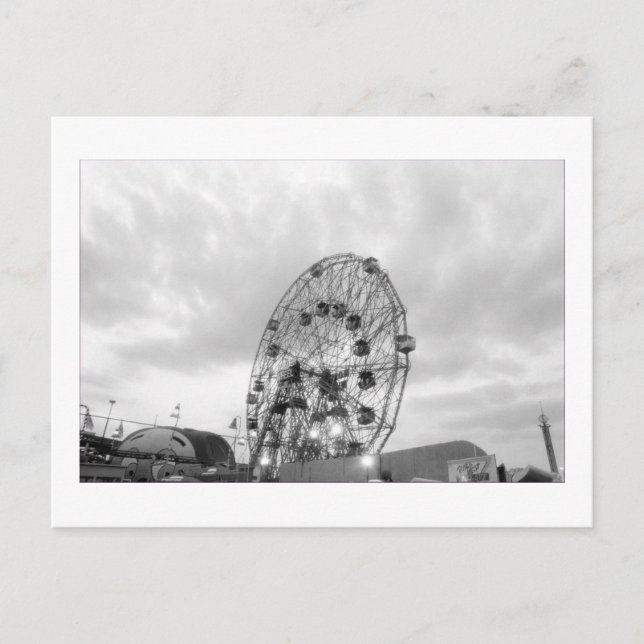 Wonder Wheel at Twilight (Coney is., NY) Postcard Postkarte (Vorderseite)