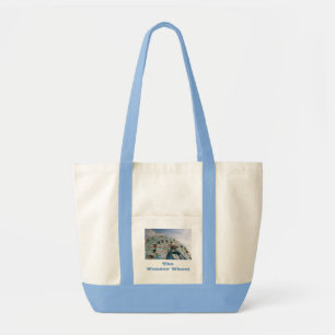 Wonder Wheel Leinwand Pocket Tote Bag Tragetasche