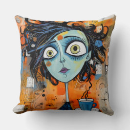 Wonder Whimsical Girl Julianna Doodlewell Kissen