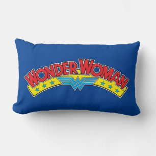 Wonder Woman 1987 Comic Book Logo Lendenkissen