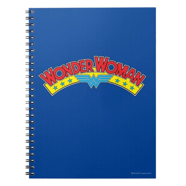 Wonder Woman 1987 Comic Book Logo Notizblock (Vorderseite)